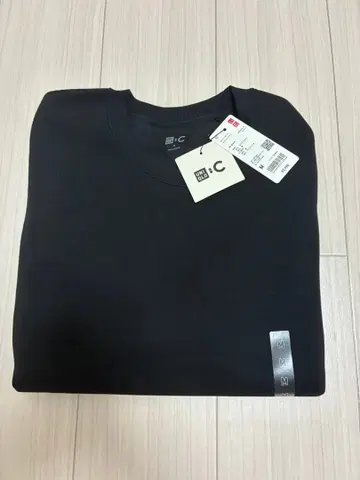 [ 미사용 새상품 ] UNIQLO:C 오버 사이즈 스웨트 셔츠 M 블랙