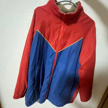아우터 리버서블 구제 의류 보아 빨간색 파랑 남성용 자켓 겉옷