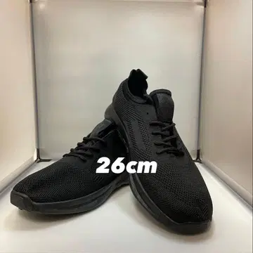 [ 미사용 새상품 ] 러닝화 블랙 스니커즈 26cm