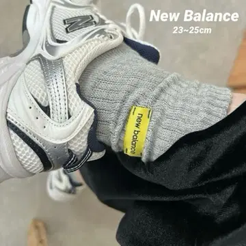 뉴발란스 삭스 양말 3켤레 뉴발란스 rumi 로고 택