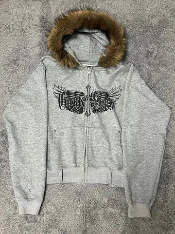 sevns fur zip up hoodie who28 S