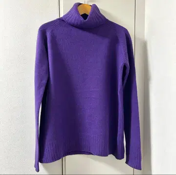 저널 스탠다드 터틀넥 니트 퍼플 보라색