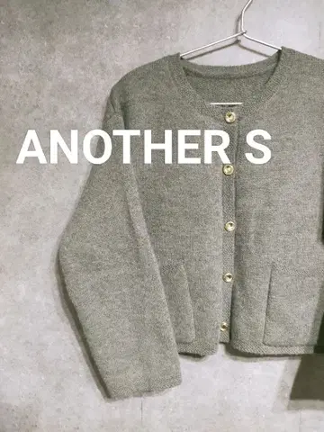 ANOTHER S 아나더에스 상의 니트 스웨터 프리 그레이