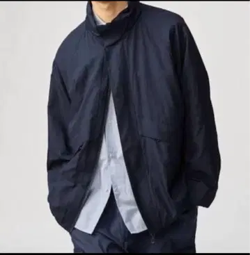 [ 완판템 ] 유니클로C 라이트 웨이트 스탠드 블루종 네이비 L