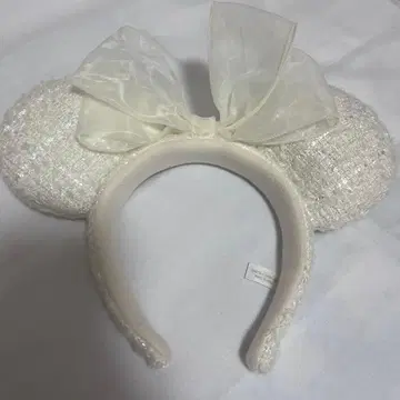 디즈니 리조트 머리띠 화이트