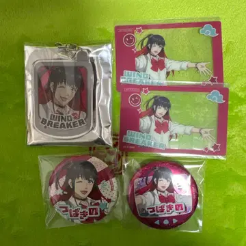 WIND BREAKER 윈브레 AGF 캔뱃지 아크링 키링 밤 츠바키노