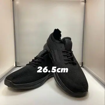 [ 미사용 새상품 ] 러닝화 블랙 스니커즈 26.5cm