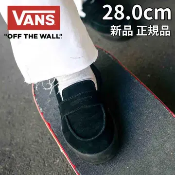 완판템 [ 초레어 ] 반스 스케이트 로퍼 스웨이드 블랙 28cm