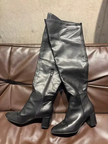 RANDA 니하이 부츠 블랙