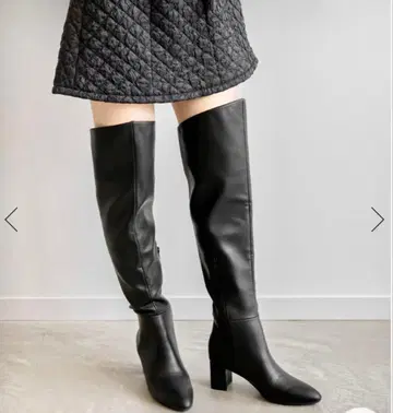 RANDA M 사이즈 니하이 부츠 블랙