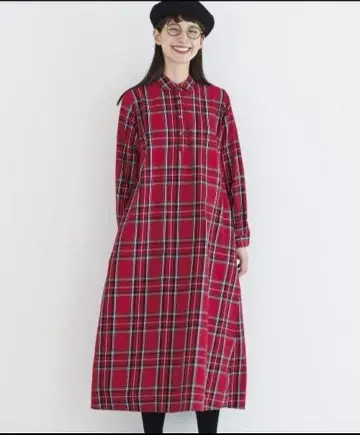 써니클라우드 pon 님의 타탄 원피스 체크 셔츠 원피스 M