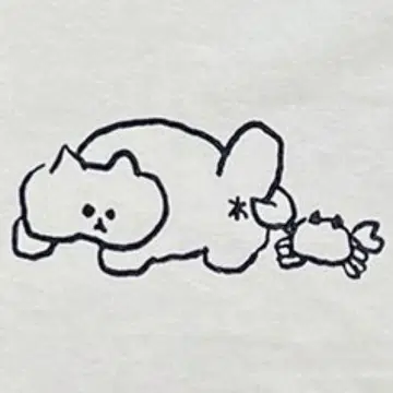 하나하라 시즈키 티셔츠 고양이