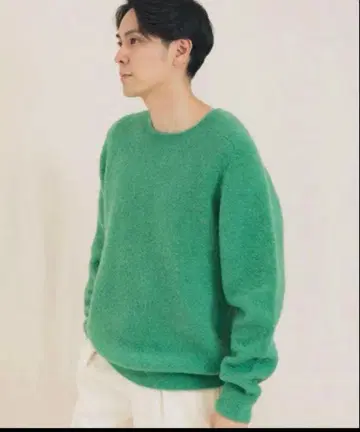 어반 리서치 스울리 알파카 크루넥 니트 그린 M 겨울 상품