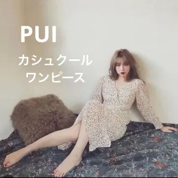 PUI 꽃무늬 카슈쿨 원피스