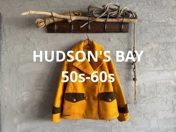 HUDSON'S BAY 50s-60s 울 담요 P 코트