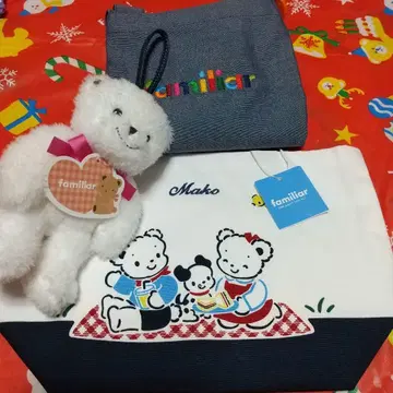 Familia 백 봉제 인형 마스코트 에코백