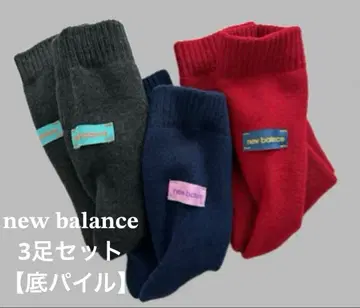 New Balance 뉴발란스 삭스 여성용 양말 3켤레 로고