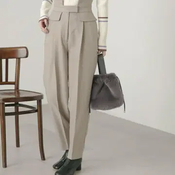 코르셋 테이퍼드 팬츠 N.NATURAL BEAUTY BASIC