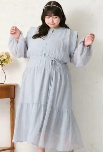 루오시 멀티 웨이 슬리브 티어드 원피스 free