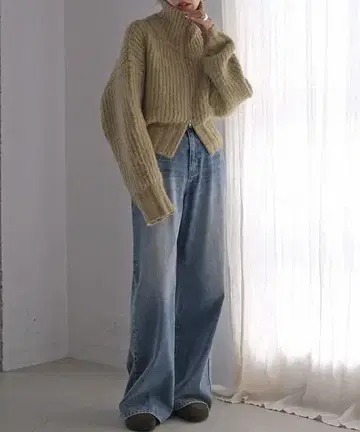 새상품급 AKTE 더블 지퍼 가디건