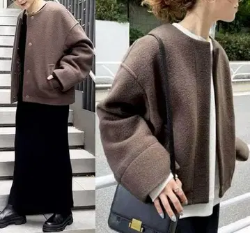 Spick&Span 파일 저지 블루종 스픽 앤 스팬