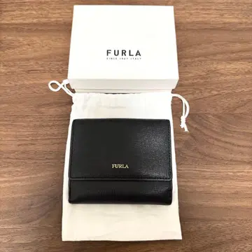 FURLA 블랙 접이식 지갑