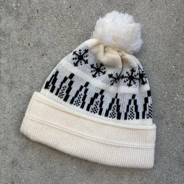 니트 모자 unknown 비니 모자 꽁지 구제 의류