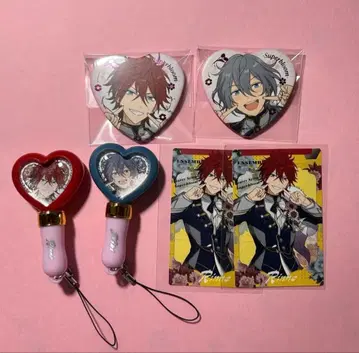 앙스타 스타포니 카드 하트 캔뱃지 미니 펜라이트 아마기 린네 시이나 니키