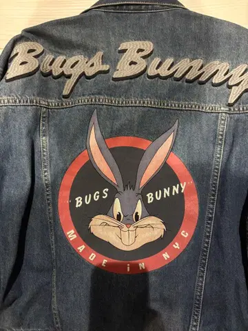 구제 의류 bugs bunny 데님 자켓 looney tunes G