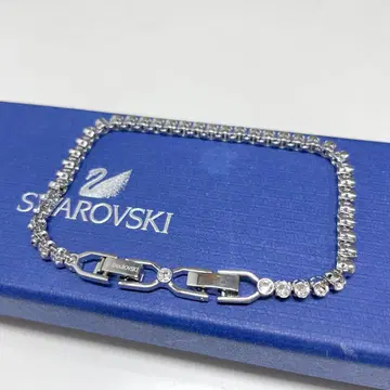 Swarovski 실버 크리스탈 테니스 팔찌