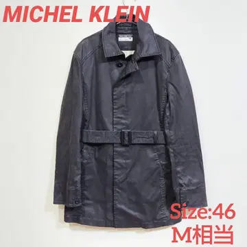 MICHEL KLEIN 트렌치코트 46 사이즈 다크 그레이 벨트 포함
