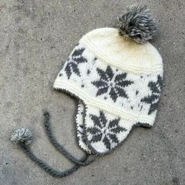 니트 모자 unknown 비니 모자 꽁지 구제 의류