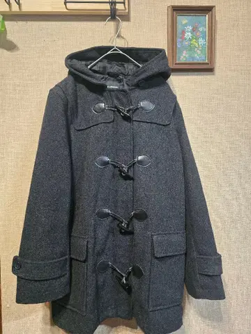 Double focus 더플 코트 M 그레이 여성용 아우터