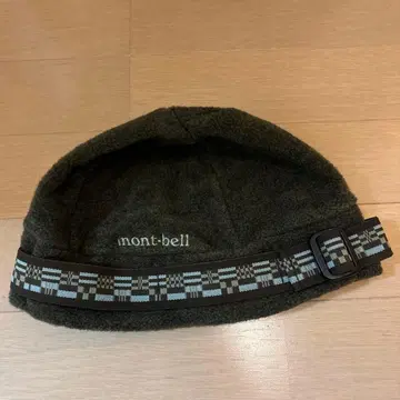 mont-bell 몽벨 플리스 니트 모자 다크 그린 올리브