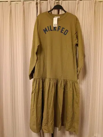 MILKFED. 밀크페도 로고 원피스 베이지