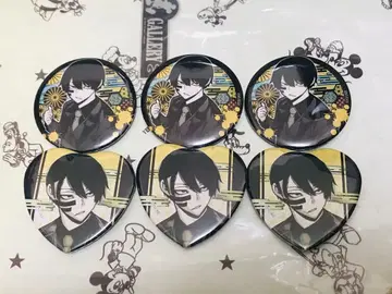 도원암귀 애니메이트 캔뱃지 무타노 무진 6개