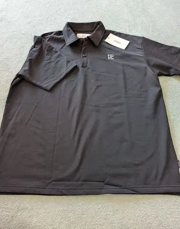 FIDES 피케 셔츠 블랙 미사용품