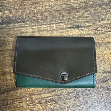 abrAsus 작은 지갑 브라운