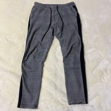아담스 저글러 체크 팬츠 그레이