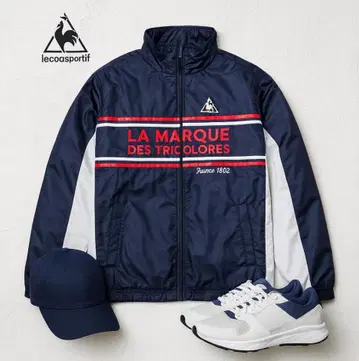 J120 le coq sportif 충전솜 나일론 자켓 L 네이비