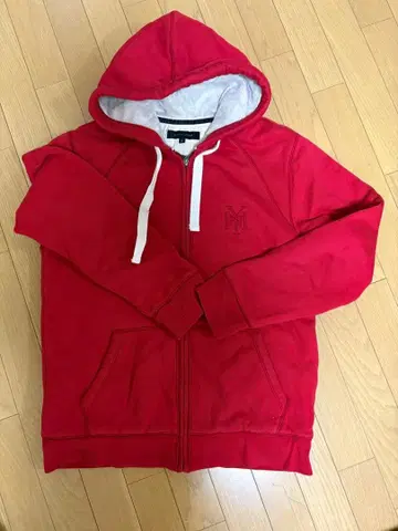 TOMMY HILFIGER XL 레드 후드티 XL 새상품급!