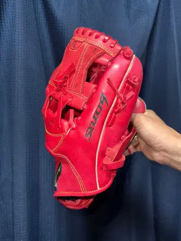 미즈노 셀렉트나인 야구 글러브 빨간색