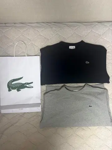 Lacoste 맨투맨 [ 미사용 새상품 ] 2가지 색상 세트