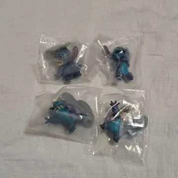 이쪽저쪽 스티치 가챠가챠 4세트