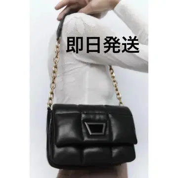 ZARA 블랙 퀼팅 숄더백