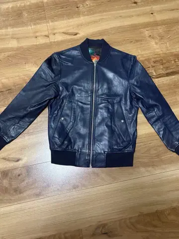 PS Paul Smith 네이비 가죽 자켓 S