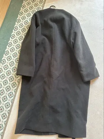 밀 오웬 블랙 롱 코트 ONE SIZE