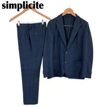 [새상품급] 시리시테 캐주얼 수트 셋업 자켓 M 팬츠 S