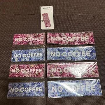 NO COFFEE x plantica 스티커 키링 세트