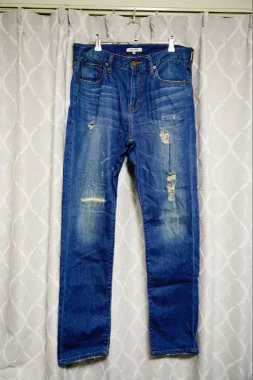 GLOBAL WORK M 사이즈 데미지 데님 팬츠